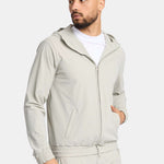 Cloud Grey Hooded Tech Suit