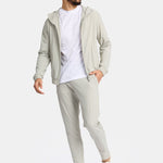 Cloud Grey Hooded Tech Suit